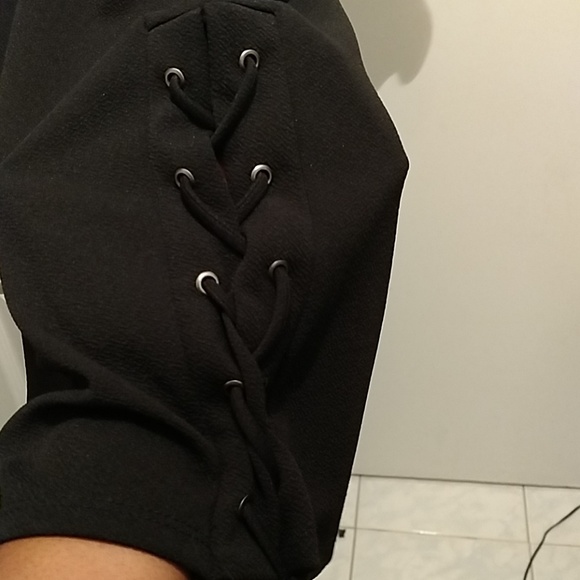 Off-Shoulder Black Evening Dress 1X NWT - Picture 4 of 4